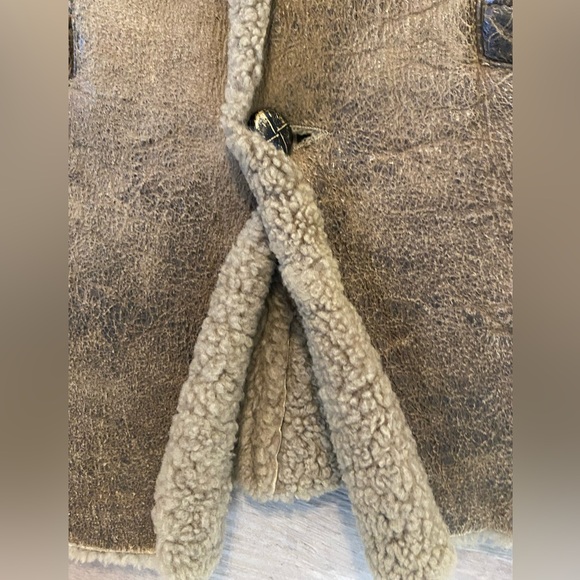 RARE Rugged  The Original Zingaro Leather Coat Manufacturer Of Italy Mens XXL - Picture 6 of 15